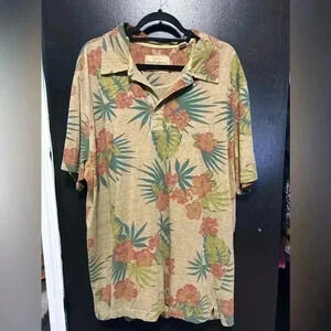 Men’s 2x XXL Weatherproof Vintage Polo Button Neck Casual Shirt